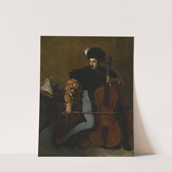 The Cellist by Ferdinand Roybet