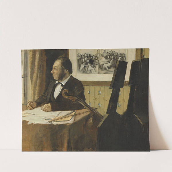 The Cellist Pilet (between 1868 and 1869) by Edgar Degas