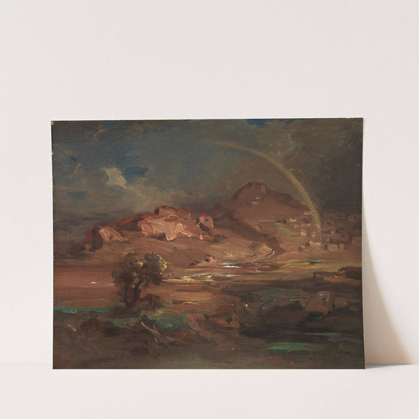 The Cemetery at Pronoia near Nauplia by Carl Rottmann