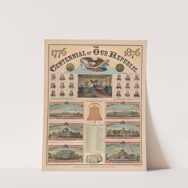 The centennial of our Republic (1876) by Haasis & Lubrecht