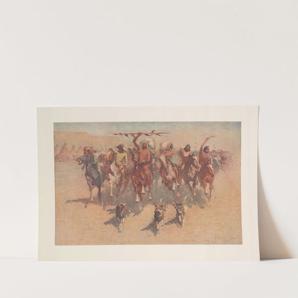 The ceremony of the scalps (1906) by Frederic Remington