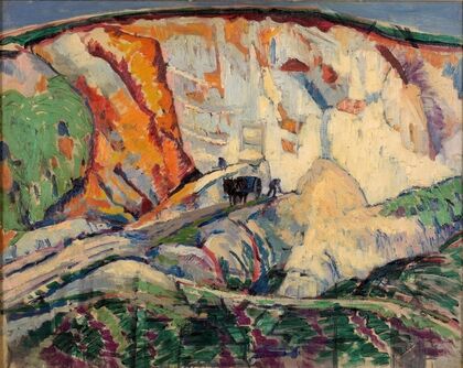 The chalk cliff