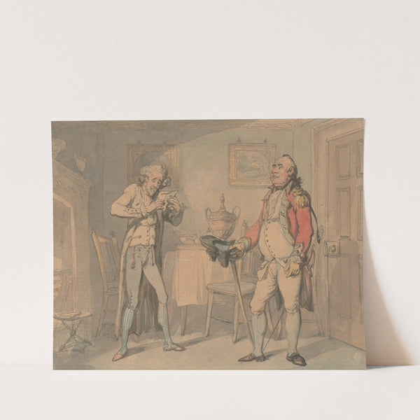 The challenge by Thomas Rowlandson