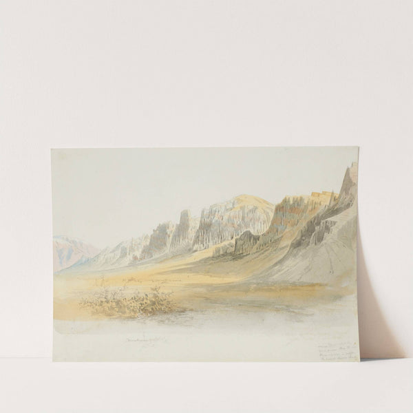 The Champagne Bottles, peaks near Lindis Pass by Nicholas Chevalier