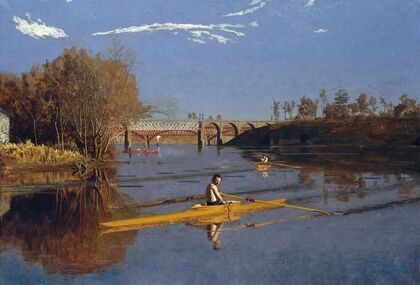 The Champion Single Sculls (Max Schmitt in a Single Scull) — size preview