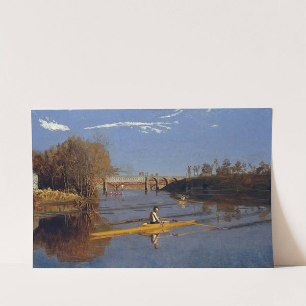 The Champion Single Sculls (Max Schmitt in a Single Scull) by Thomas Eakins