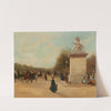 The Champs Élysées With The Tuileries And The Arc De Triumphe In The Distance by Gustave Maincent