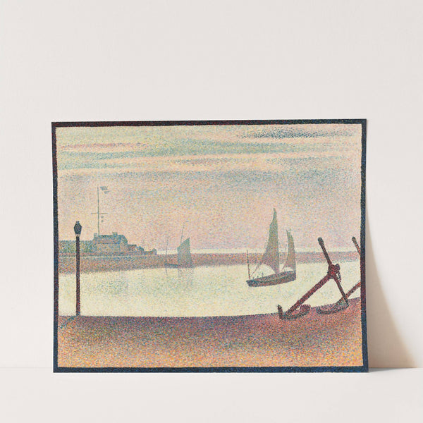 The Channel at Gravelines, Evening (1890) by Georges Seurat