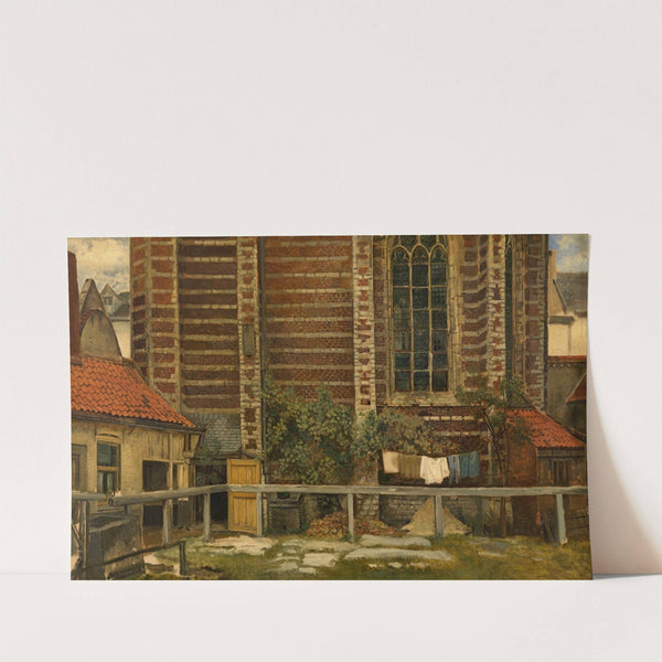 The Chapel of Grace in Antwerp by Henri de Braekeleer