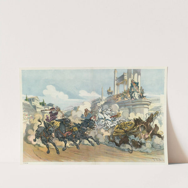 The chariot race (1910) by Udo Keppler