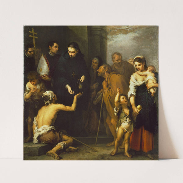The Charity of Saint Thomas of Villanueva (c. 1665-1670) by Bartolomé Estebán Murillo