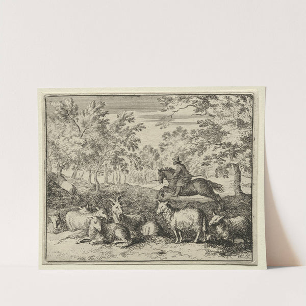 The Chase of the Stag (1650–1675) by Allaert van Everdingen