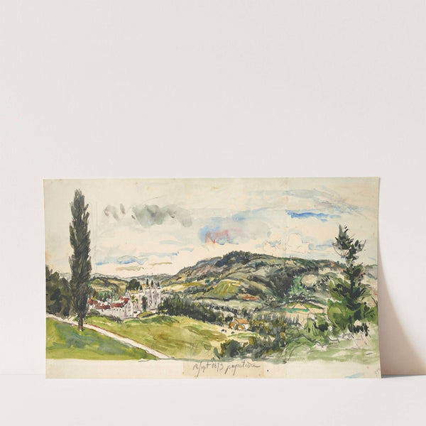 The château of Pupetière (1873) by Johan Barthold Jongkind