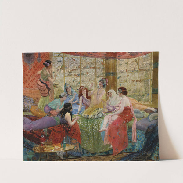 The chattering birds by Georges Antoine Rochegrosse