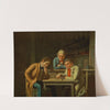 The Checker Players by George Caleb Bingham