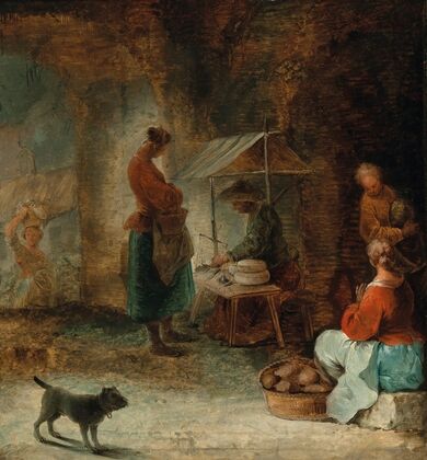 The Cheese Seller — size preview
