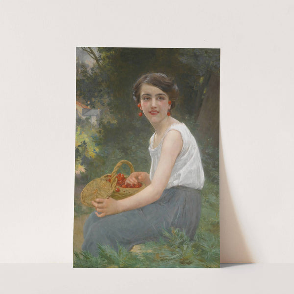 The cherry girl by Guillaume Seignac