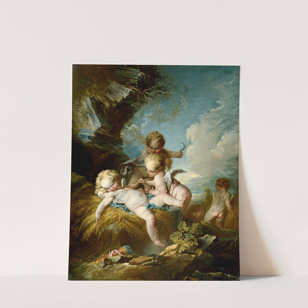 The Cherub Harvesters by François Boucher