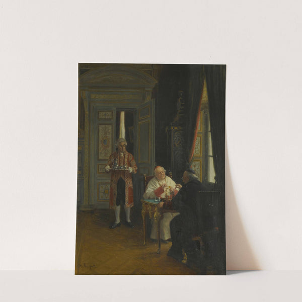 The Chess Game by Henri Brispot