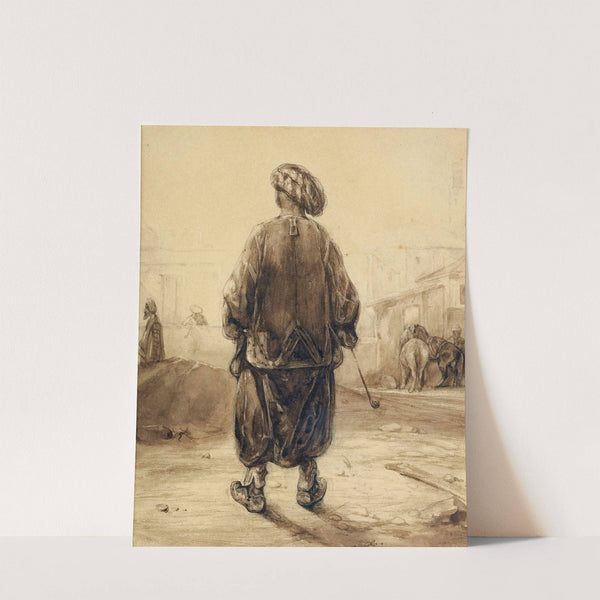 The Chibouk Smoker by Alexandre-Gabriel Decamps