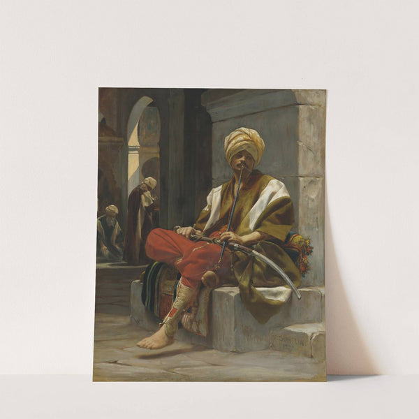 The Chibouk Smoker by Théobald Chartran