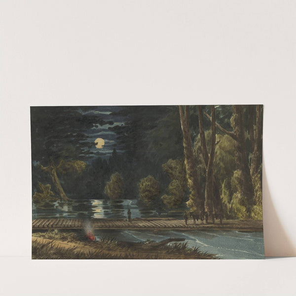 The Chickahominy - Sumners Upper Bridge by William McIlvaine