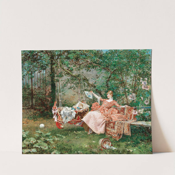 The Child Falls Asleep by Edouard Toudouze