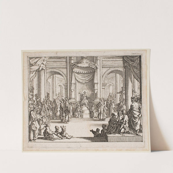 The Child Jesus among the Doctors (1635) by Jacques Callot