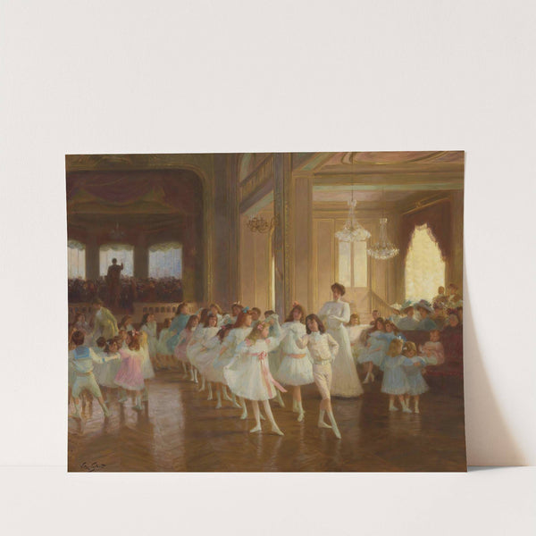 The Children's Dance Recital At The Casino De Dieppe by Victor Gabriel Gilbert