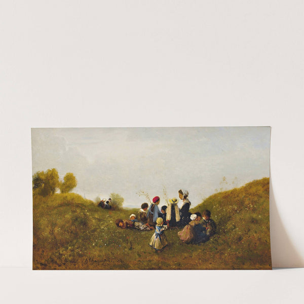 The Children’s Walk (1858) by Henri-Joseph Harpignies