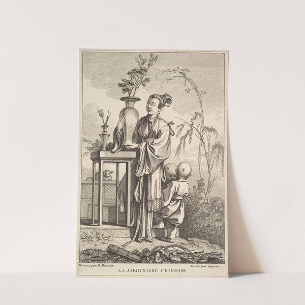 The Chinese Gardener (After François Boucher) (1741–1763) by John Ingram