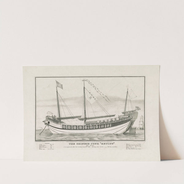 The Chinese junk ‘Keying’; Capt. Kellett (1847) by Currier & Ives.