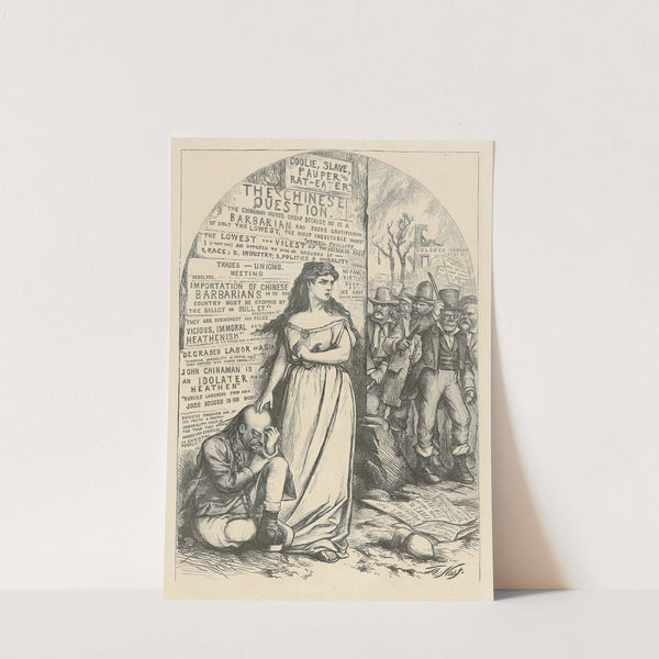 The Chinese question (1871) by Thomas Nast