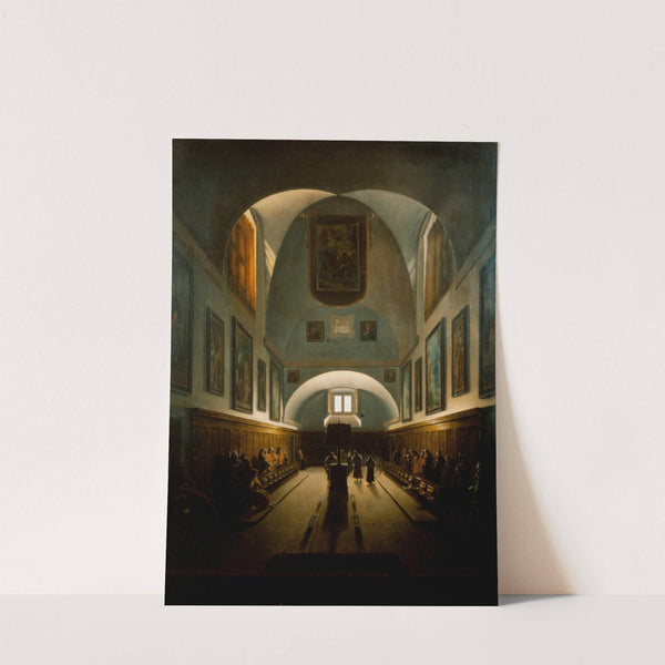The Choir in the Capuchin Church on the Piazza Barberini, Rome (c. 1815-1830) by François-Marius Granet