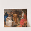 The Christ raising the son of the widow of Naim from the dead by Circle of Eustache Le Sueur