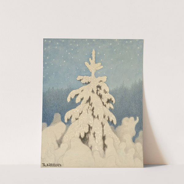 The Christmas Tree by Theodor Kittelsen