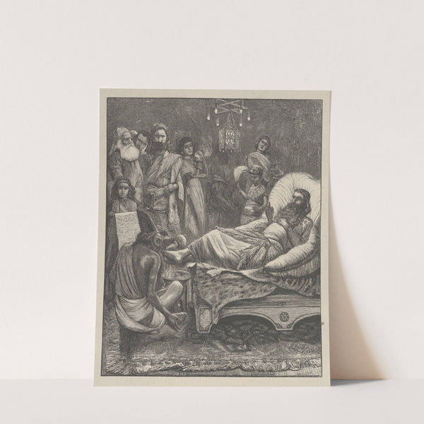 The Chronicles Being Read to the King (1865–81) by Arthur Boyd Houghton