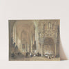 The Church at Dixmude, West Flanders (ca. 1863) by David Roberts
