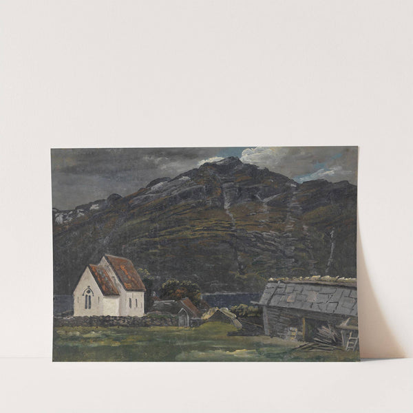 The Church at Ullensvang in Hardanger (1835) by Knud Baade