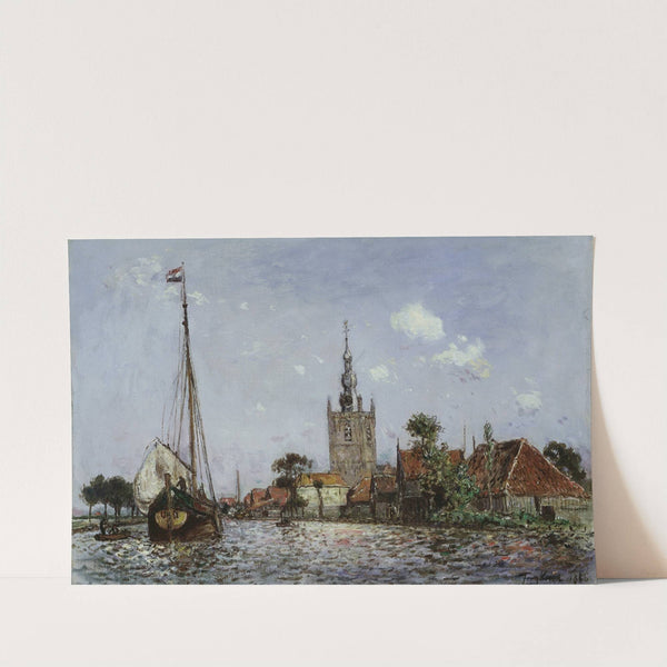 The Church of Overschie by Johan Barthold Jongkind