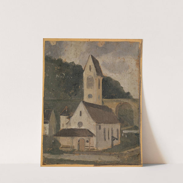 The Church Of Rümlingen (1875) by Ferdinand Hodler