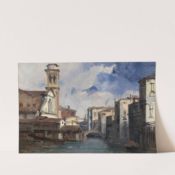 The Church of San Trovaso by Jules-Romain Joyant