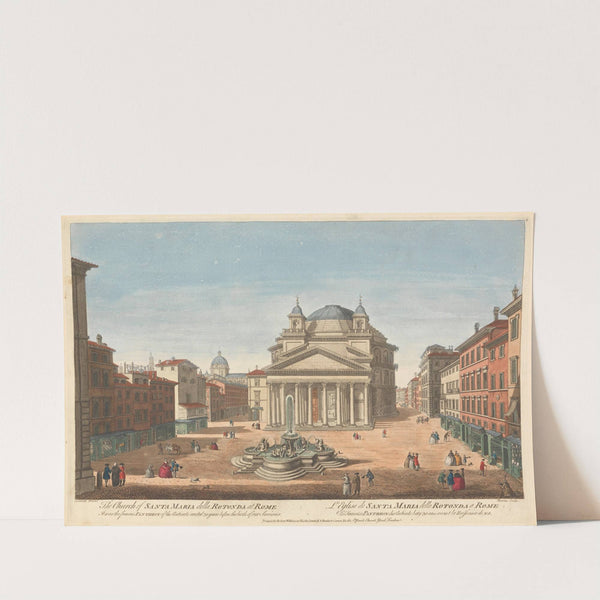 The Church of Santa Maria della Rotonda at Rome; It was the famous Pantheon of the Antients erected 30 years before the birth of our Saviour by Thomas Bowles III