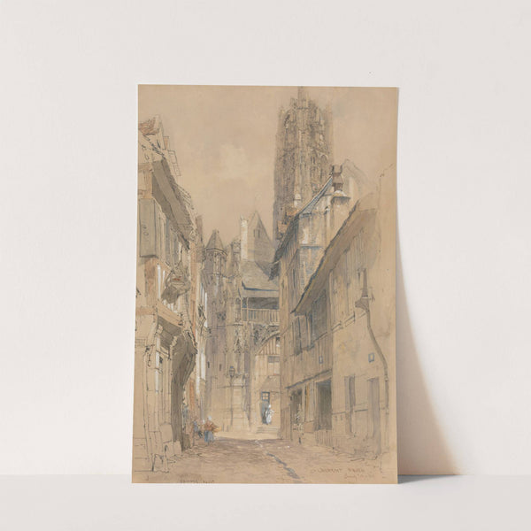 The Church of St. Laurent by John Skinner Prout