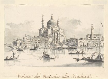 The Church of the Redentore from the Giudecca Canal