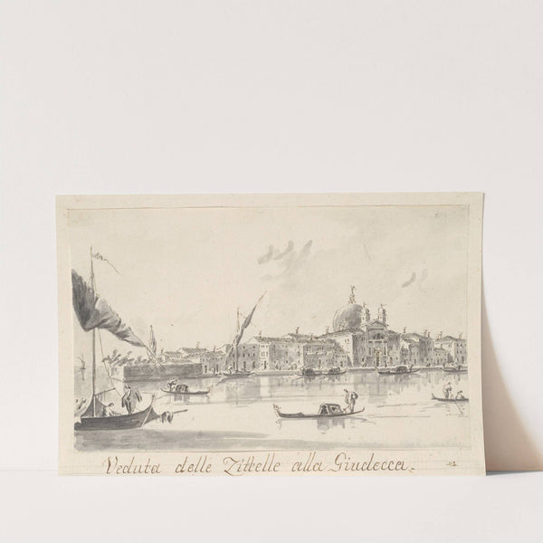 The Church of the Zitelle on the Giudecca by Giacomo Guardi