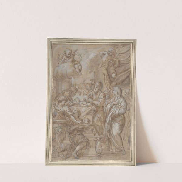 The Circumcision, Study for an Engraving by Ciro Ferri