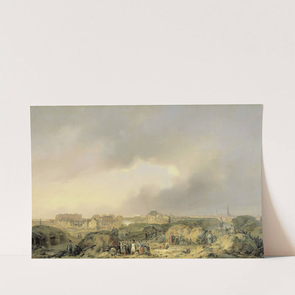 The Citadel of Antwerp shortly after the Siege of 19 November-23 December 1832, and the Surrender of the Dutch Garisson to the French (1832-1839) by Ferdinand de Braekeleer