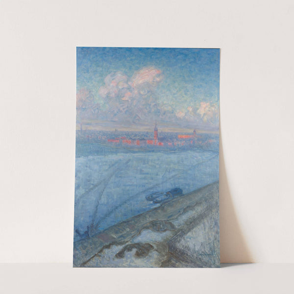 The City at Sunset by Eugène Jansson