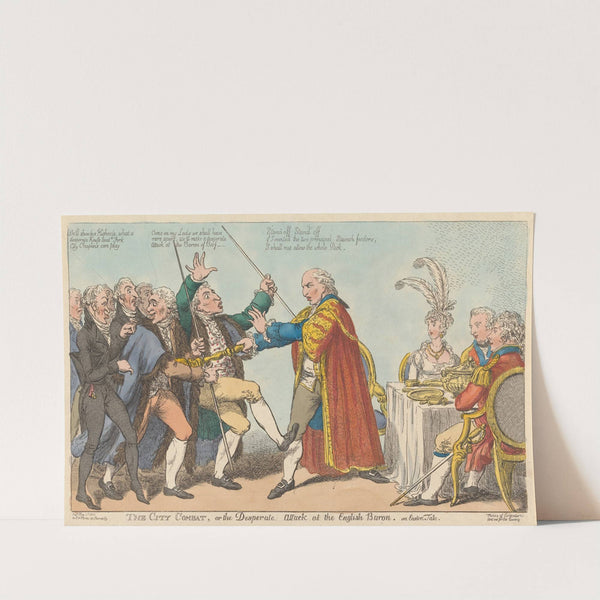 The City Combat, or the Desperate Attack at The English Baron by Charles Williams